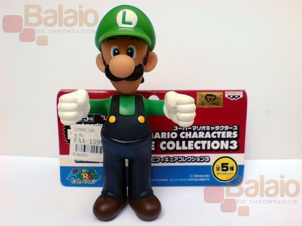 Boneco Luigi- Coleção Mario Bros – Nintendo