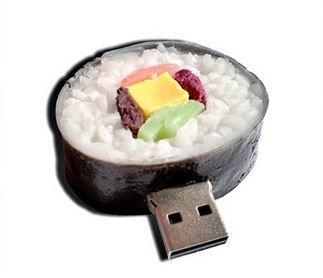 Pen drive Sushi  - 4GB/USB 2.0 - cód 006SR