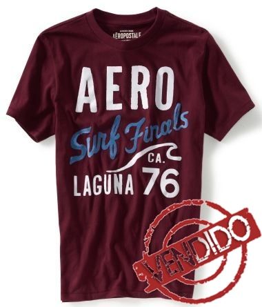Camisa Aéropostale 100% algodão - Tecido Macio- Tamanho L/G