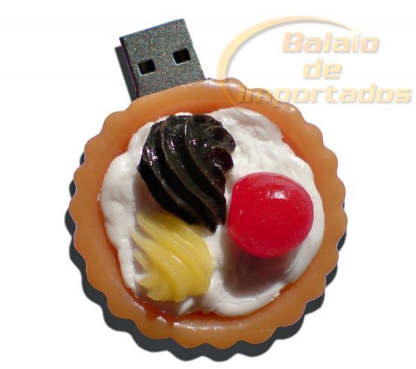 Pen drive Tortinha de frutas - 4GB/USB 2.0 - cód 009F