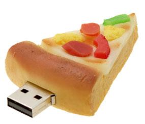 Pen drive Fatia de Pizza - 4GB/USB 2.0 - cód 002P