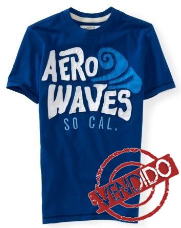 Aéropostale bordada Aero Waves