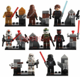 kit com 8 Minifiguras star wars compatível com LEGO