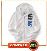 .Aero 87 Vertical Full-Zip, Moletom branco
