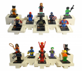 kit com 8 Minifiguras heróis compatível com LEGO