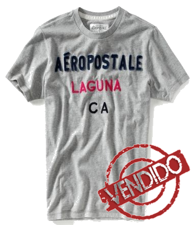 Camisa Aéropostale Laguna CA - bordada