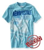 Aéropostale Bordada - Azul claro