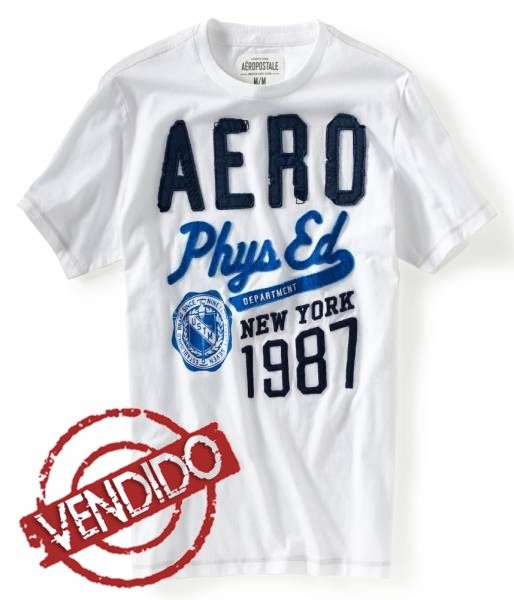 Aéropostale New York 1987 - Tamanho M- Bordada