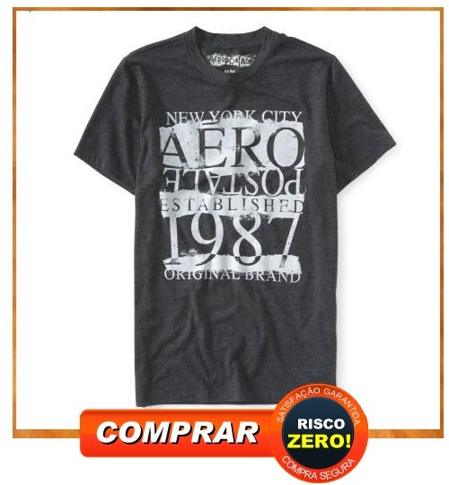 Aéropostale Established NY- Cinza