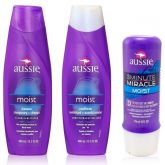 Kit Aussie Moist - Shampoo Condicionador 3 Minute Miracle