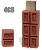 Pen drive  Chocolate - 4GB/USB 2.0 - cód 007CP